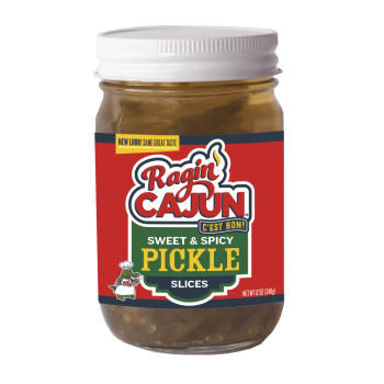 Ragin Cajun Pickle Slices( sweet & spicy )