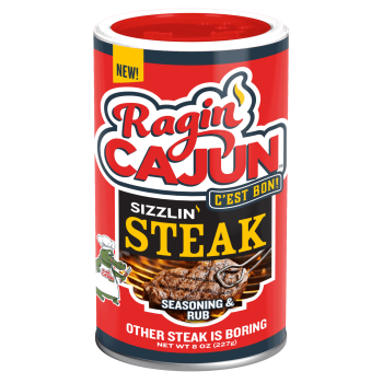 Ragin Cajun Sizzlin' Steak Seasoning 8 oz