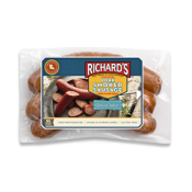 Richard's Reduced Sodium Pork Smoked Sausage 1 lb