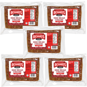 Richard's Hog Head Cheese 10 oz Pack of 5