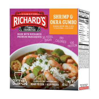 Richard's Shrimp & Okra Gumbo single serve