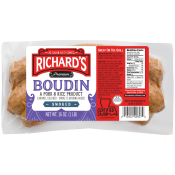 Richard's Smoked Pork Boudin 16 oz