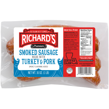 Richards Smoked Turkey Sausage 1 lb