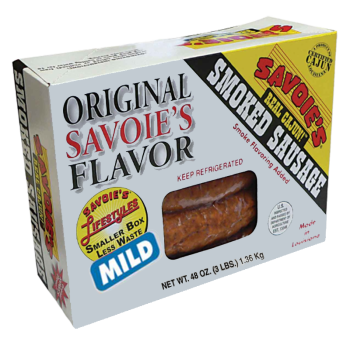 Savoie's Smoked Mixed Mild Sausage 3 lb