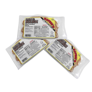 Savoie's Smoked Pork Boudin 14 oz Pack of 3