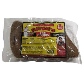 Savoie's Smoked Pork Boudin Party Links 32oz