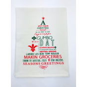 Spicy Cajun Christmas Kitchen Towel