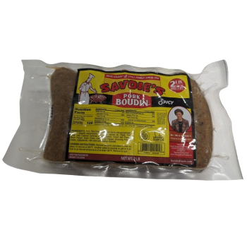 Savoie's Spicy Pork Boudin Party Links 32oz