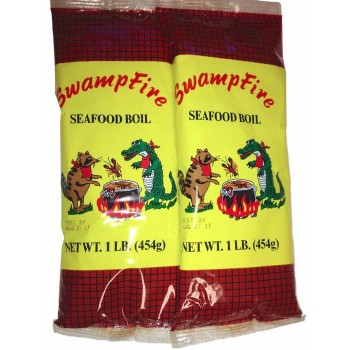 Swamp Fire Seafood Boil 1 lb Pack of 2