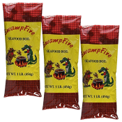 Swamp Fire Seafood Boil 1 lb Pack of 3