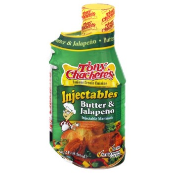 Tony Chachere's Butter & Jalapeno With Injector 17 oz