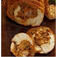 Premium Turducken Roll with Shrimp & Sausage 5 lbs