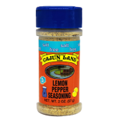 Cajun Land Salt Free Lemon Pepper Seasoning 2 oz